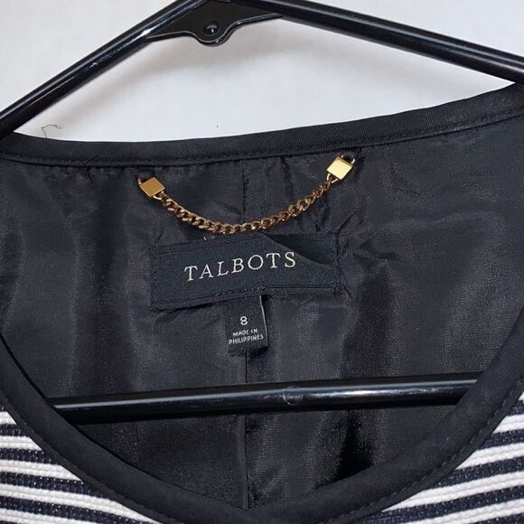 Talbots 4 Button Striped Suit Coat Academia Core - Picture 3 of 5